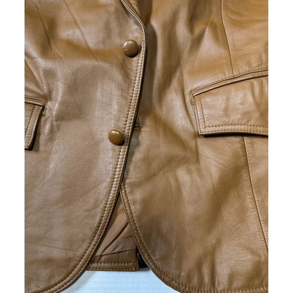 PIONEER WEAR - Men's‎ VINTAGE Leather Blazer Jacket - Size 40